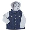 Childrens/Kids Denim Hooded Jacket