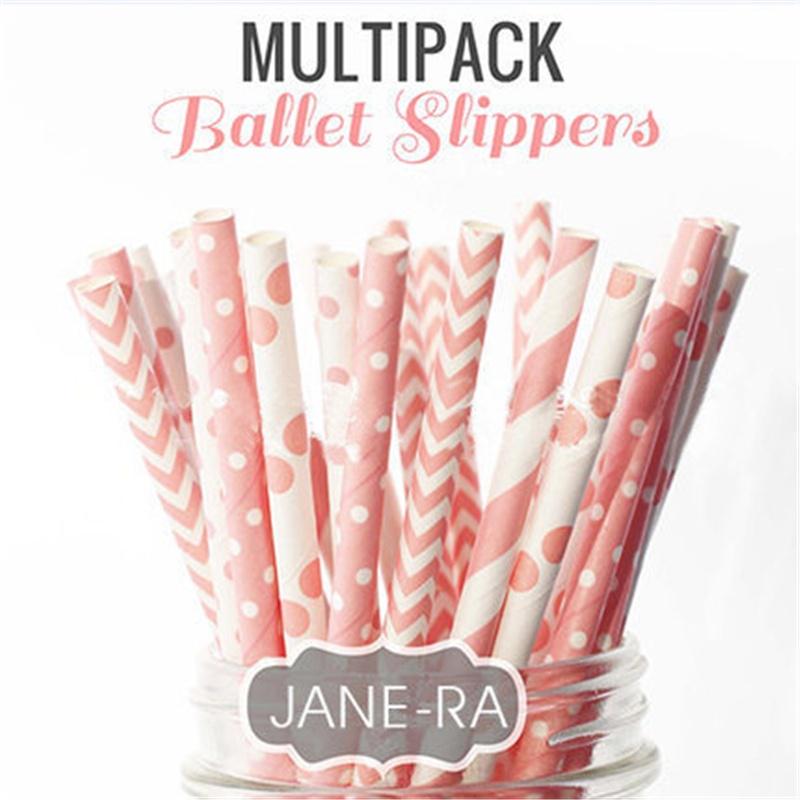 25 шт./компл., бумажные соломинки для украшения вечеринки, разноцветные трубочки для питья на день рождения, свадьбу