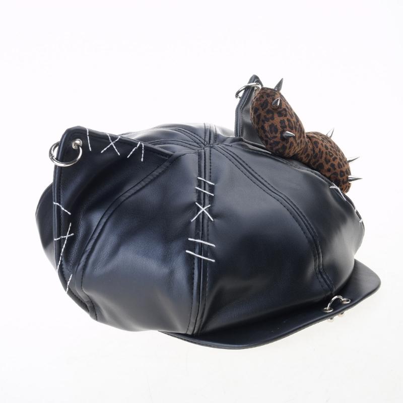 Берет с заклепками для леди, девушки, модный, 2000-е, восьмиугольная шляпа, шляпа водителя, шапочки с черепом для девушки, все сочетается, рокерская шляпа