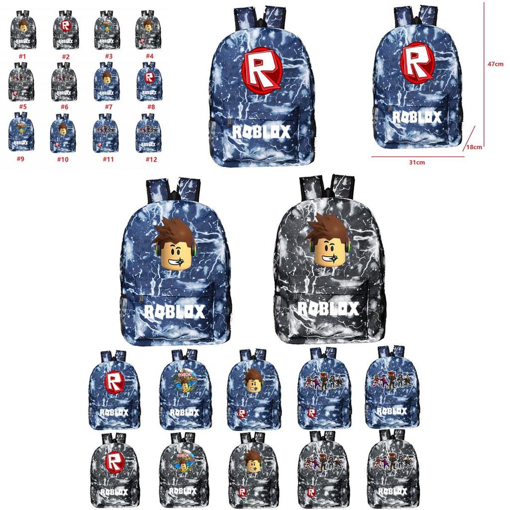 Backpack Kids Roblox School Bag Students Boys Bookbag Travelbag Handbags
