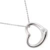 TIFFANY&Co. Open Heart Necklace Elsa Peretti Silver925 9.8g Women Used