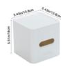 Plastic Square Napkin Box Simple Desktop Tissue Box Modern Roll Paper Holder  Bathroom