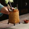 Корзина из ротанга, органайзер для принадлежностей для стола Kung Fu Tea Tools Home Desktop