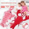Electric Jumping Lobster Cat Toy - USB Rechargeable Plush Teaser