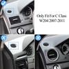 Автомобильный левый и правый приборная панель кондиционера AC вентиляционная решетка накладка для Mercedes Benz C Class W204 C180 C200 C220 C230 260