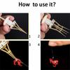 Copper Parts Bloodworm Lure Granule Earthworm Clips Fishing Bander Pellet Plier Bait Clip