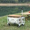 ZISIZ Compact Outdoor Camping Cart with Tabletop