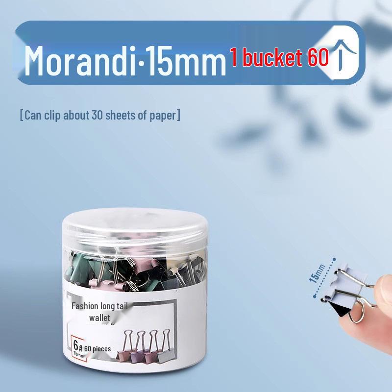 Зажим Моранди с длинным хвостом - Большой дизайн "Ласточкин хвост" и "Феникс" для бумаг и книг