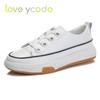 Handmade Natural Leather Low-top Fashion Casual Shoes for Ladies and Girls Students for Spring and Fall Season