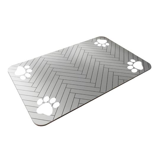 Коврик для мисок собаки Коврик для кормления питомца Коврик-подставка для питомца Быстросохнущий Коврик с влагопоглощающей зоной Коврик-дозатор