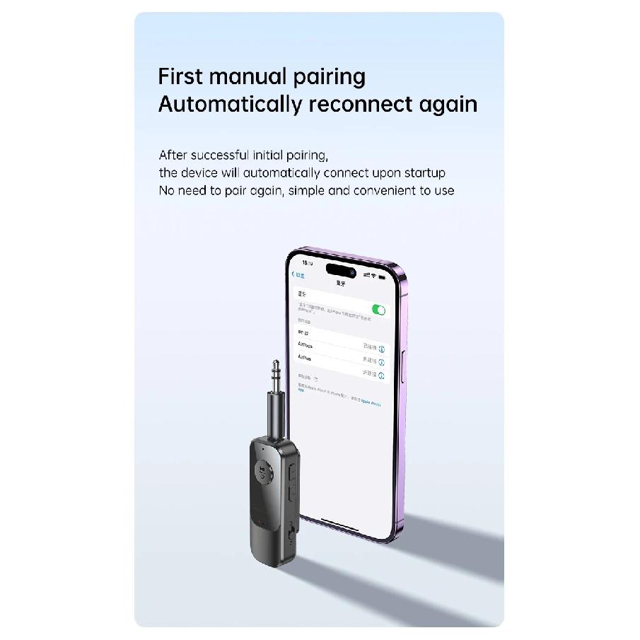 2-в-1 Беспроводной Bluetooth 5.3 Приемник-Передатчик Адаптер 3,5 мм Jack TF Для Автомобильной Музыки Аудио Aux Наушников Приемник Handsfree