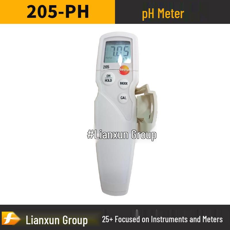PH-метр Testo 206: Высокоточный тестер для жидких и полутвердых веществ (PH1 / PH2 / PH3)