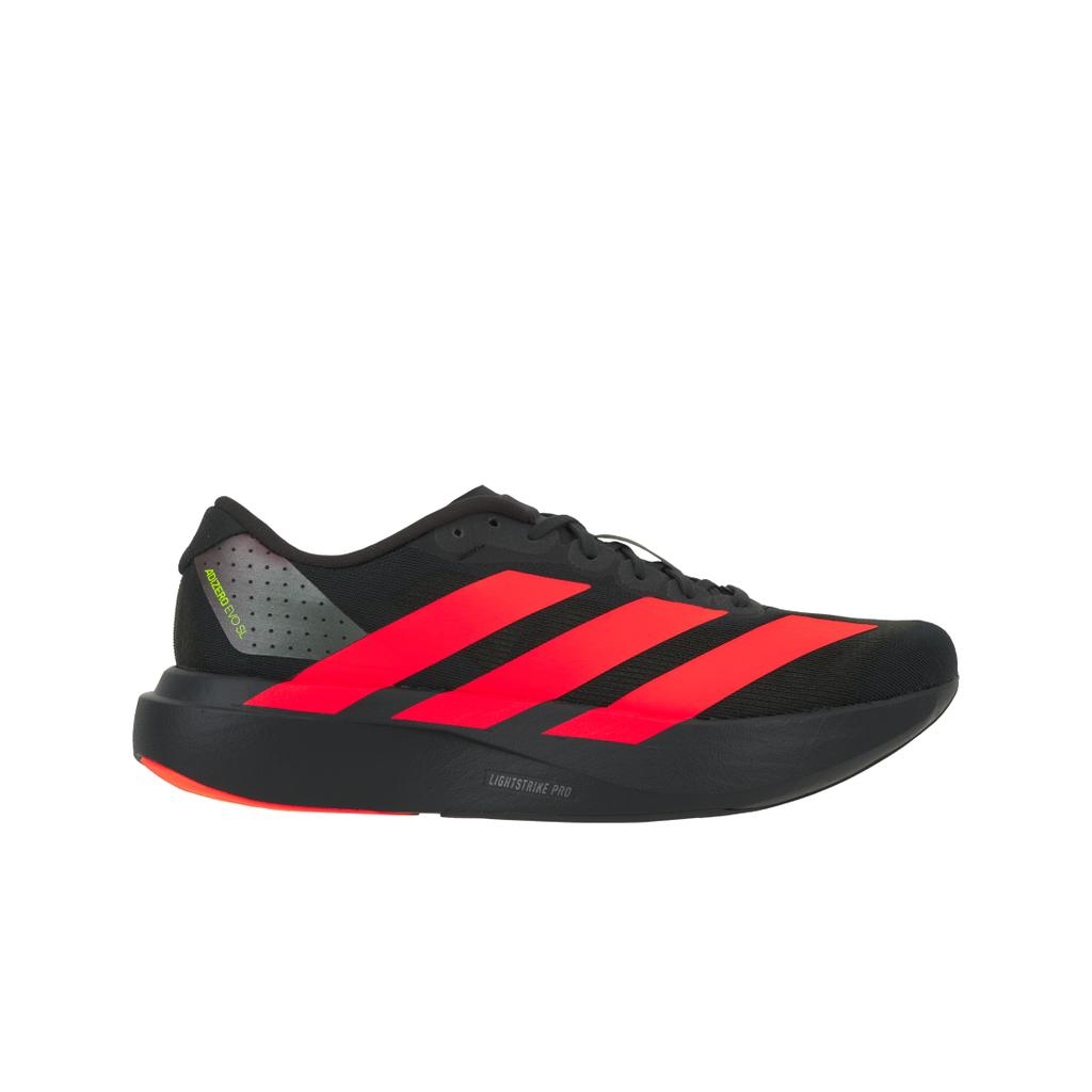 adidas Adizero Evo SL Carbon Lucid Red мужские кроссовки черные Solar-Slime JR3414