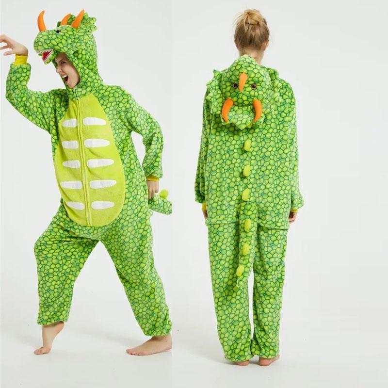 Леопардовый комбинезон кигуруми для детей, одежда для сна с животными, пижамный комплект, фланелевой теплый костюм с капюшоном для мальчиков и девочек, милая вечерние нарядная одежда