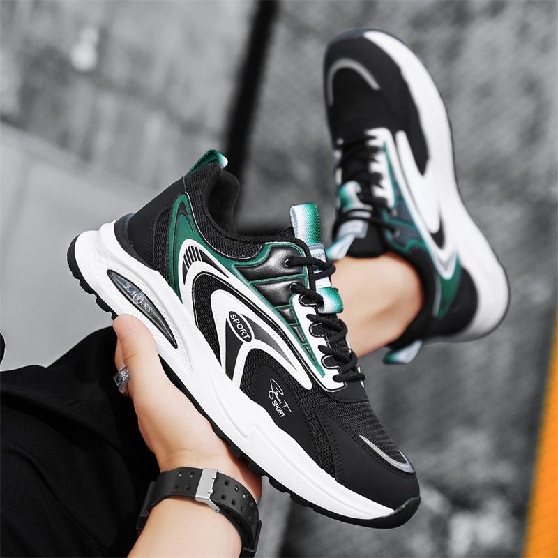 Модная повседневная обувь для мужчин, дышащие уличные прогулочные кроссовки, новые массивные спортивные кроссовки для бега, баскетбола, мужские кроссовки