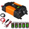 DC 12V в AC 220V/110VСветодиодный дисплей мощности Автомобильный инвертор питания Зарядное устройство Конвертер Трансформатор напряжения 2 USB Универсальная розетка