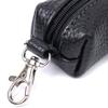 Вместительная ключница унисекс из натуральной кожи SHVIGEL Key Wallet 16227 Черная