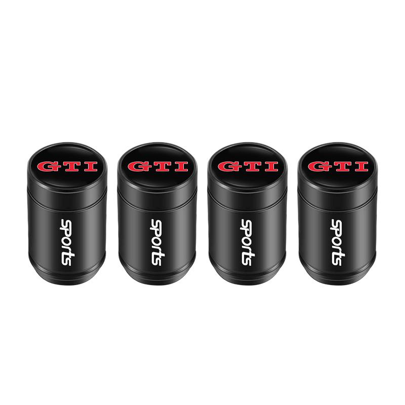 VEMZG1 Car Tire Wheel Valve Caps Cover Suede Car Key Chain Ring Keychain For VW R GTI Polo Golf Passat Tiguan Arteon Touareg ID.3 Jetta