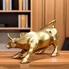 Light Luxury Wall Street Bull Statue Feng Shui Stock Market Mascot Sculpture  Children