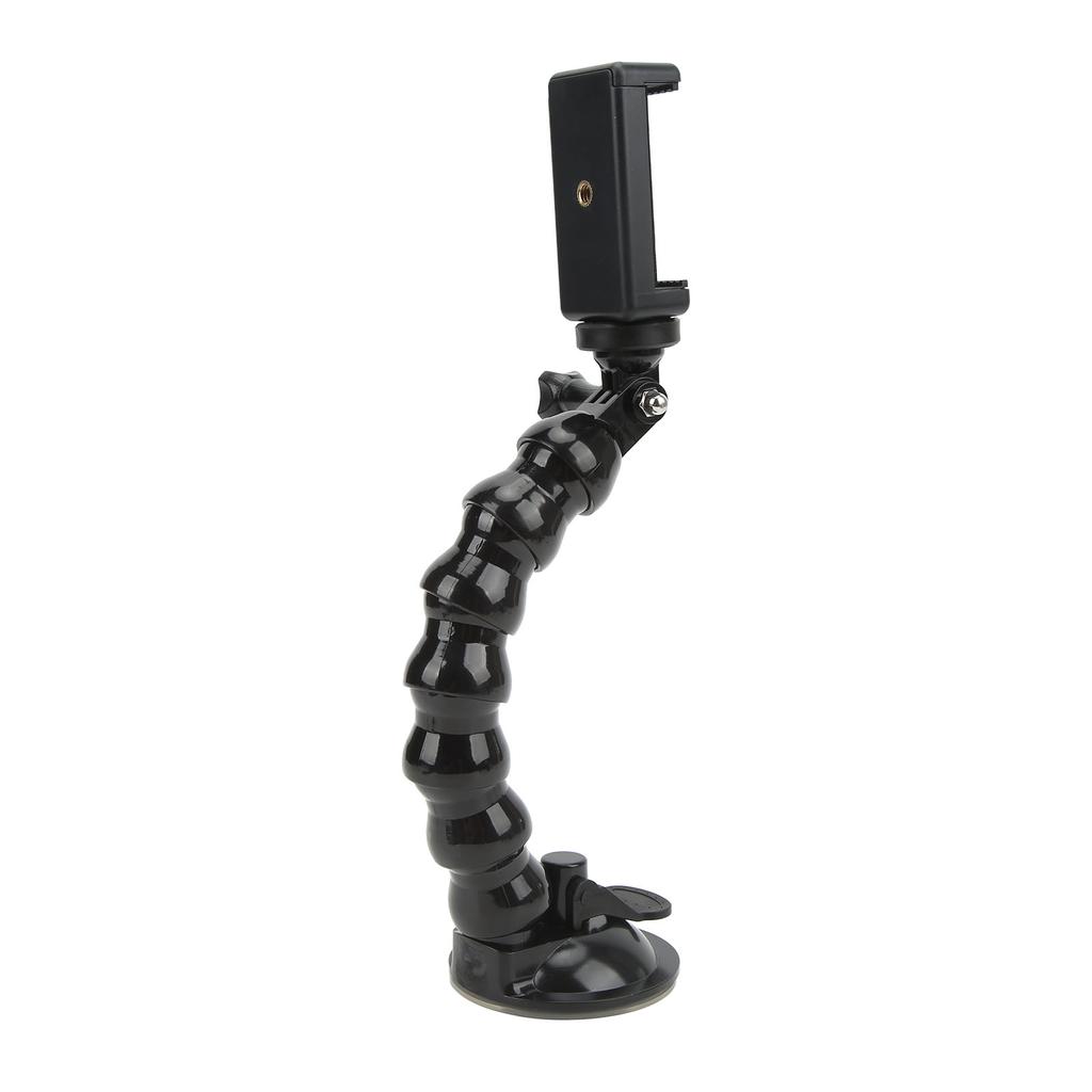 Flexible Gooseneck Extension Suction Cup Car Mount Holder with Phone Holder for Action Camera