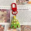 Cute Cartoon Christmas Pendant Santa Claus Tree Snowman Keychain Car Key Ring Backpack Decoration Accessories Children Gifts
