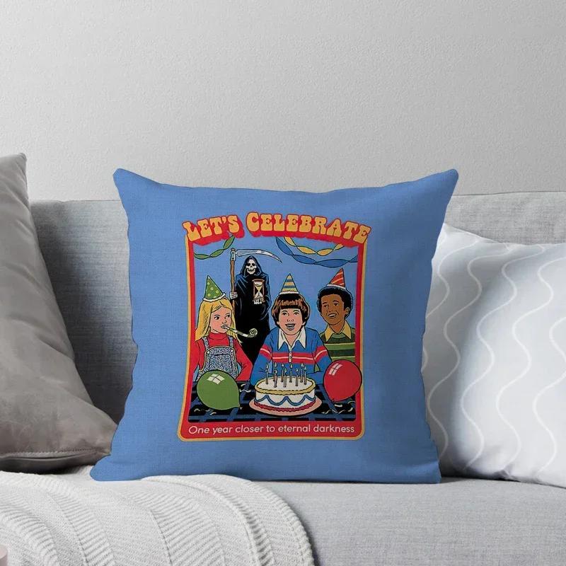 Decorative Home Throw Pillows Case for Waist Cushion Cover Nordic Car Boho Moroccan Print Horse