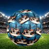 Fantasy film Print Size 5 Soccer Ball, PU Wear Resistant Football for Match Training and Daily Practice, Birthday Gift for Soccer Fans