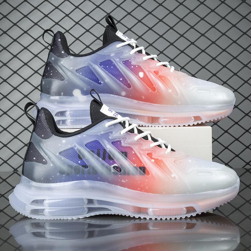 Мужская обувь спортивная обувь весна и лето 2025 новая полная подошва с воздушной подушкой амортизация мужская обувь дышащая повседневная спортивная баскетбольная обувь