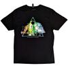 Pink Floyd Unisex Adult Live Band Rainbow Cotton T-Shirt