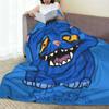 Crouching Tiger, Hidden Bird, Kpop Demon Hunters Flannel Blanket Winter Soft Durable Throws for Students Decor Sofa Bed Cover