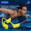 POLVCDG x34 Bone Conduction Swimming Earphones Silicone Head 32GB Memory IPX8 Waterproof 26g Sports Climbing Earphones