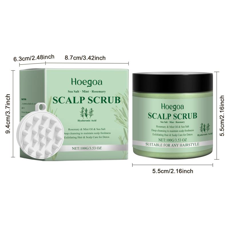 Deep Clean Scalp Scrub Rosemary Infused Silicone Massager Oil Control Exfoliating Dandruff Itchy Skin Relief  for Home Hair Care