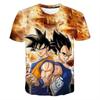 Новая футболка для косплея Dragon Ball Super Goku Super Saiyan God Мужская Женская 3D Печать Аниме Графическая Футболка Повседневные Топы с коротким рукавом Для фанатов