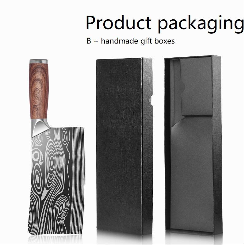 5CR15 кухонный нож из нержавеющей стали, нож-тесак, нож для мяса, острый поварской нож с деревянной ручкой, нож для нарезки шелковицы