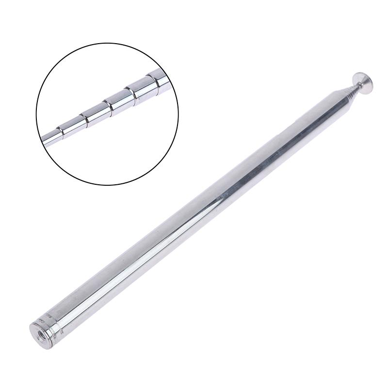 1Pc 140 Cm 10 Section Telescopic Antenna Fm Am Aadio