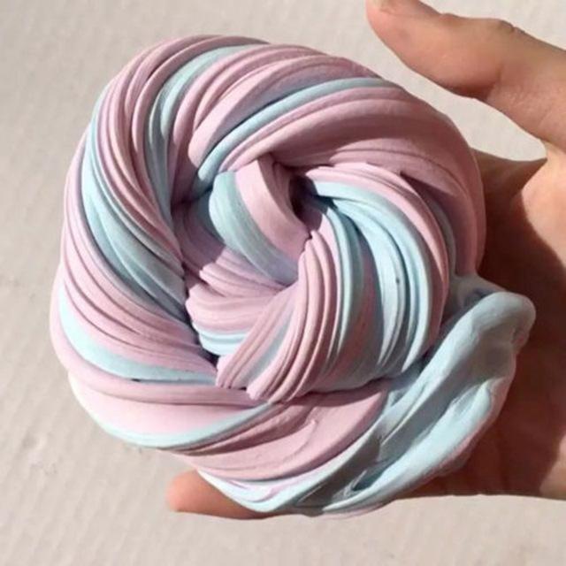35 г Макаронный цвет Пушистый слайм игрушки DIY Сквиши детская Игрушка С коробкой полимерная легкая мягкая Пластилин для лепки пластилин облачный слайм