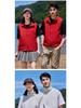 Custom Logo Softshell Vest: Autumn/Winter Red Jacket with Stand-up Collar for Annual Meetings and Events