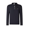 Simple Versatile Half-Zip Polo Shirt Men Tops Royal-Blue A11M513218FNV