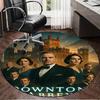 Dame Maggie Smith's Journey Round Rug for Livingroom,Bedroom, Palyroom, Chair Rug, Area rug, Circle Carpet, Large Size Fan Christmas gift