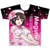 [azumaker] "Saekano: How To Raise a Boring Girlfriend Fine" Full Graphic T-Shirt [Megumi Kato] XL Size