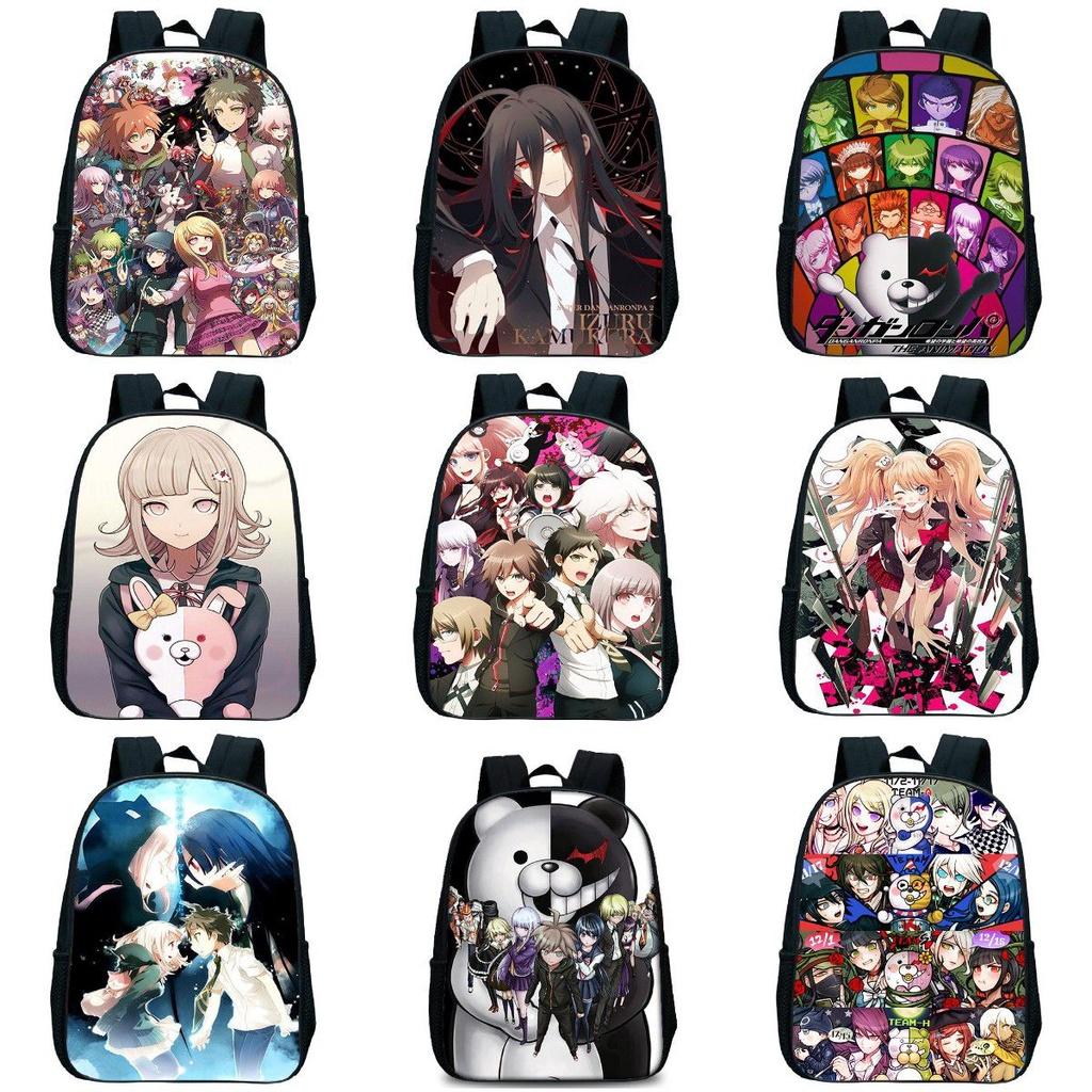 Рюкзак с аниме-принтом Danganronpa, водонепроницаемый, высокой вместимости, легкий, портативный, идеально подходит для школы и путешествий