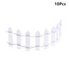 10Pcs 1:12 Dollhouse Miniature Bendable Fence Garden Courtyard Model Decor Toy Doll House Accessories