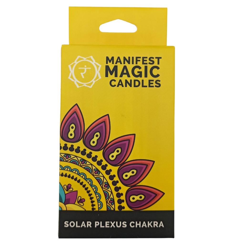 Solar Plexus Chakra Candles 12-Pack Yellow Manipura