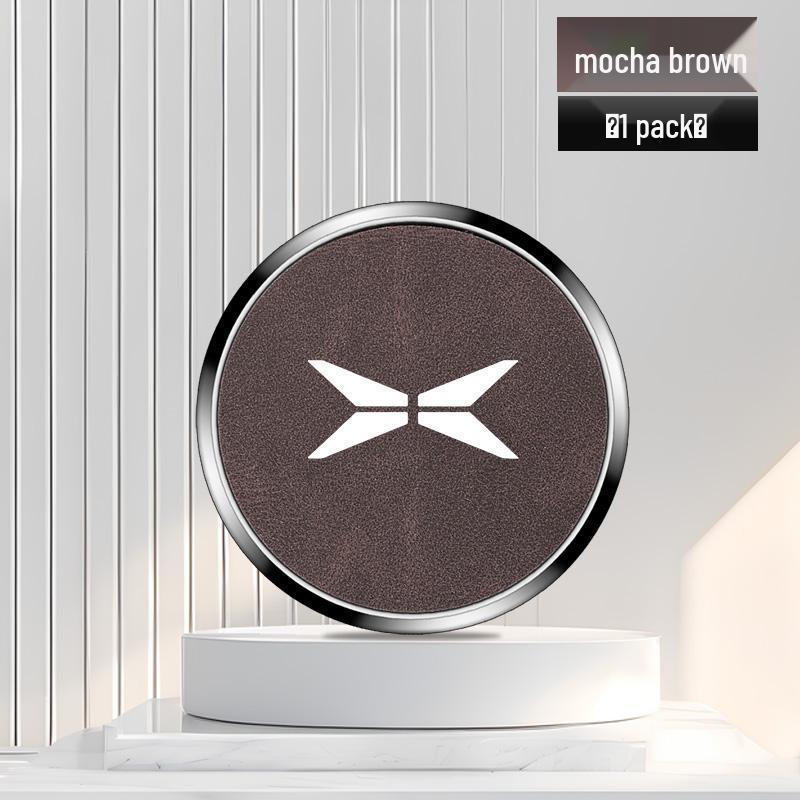 2026 XPeng M03 Car Cup Holder Coaster: MONA Alloy Door Slot Storage Mat