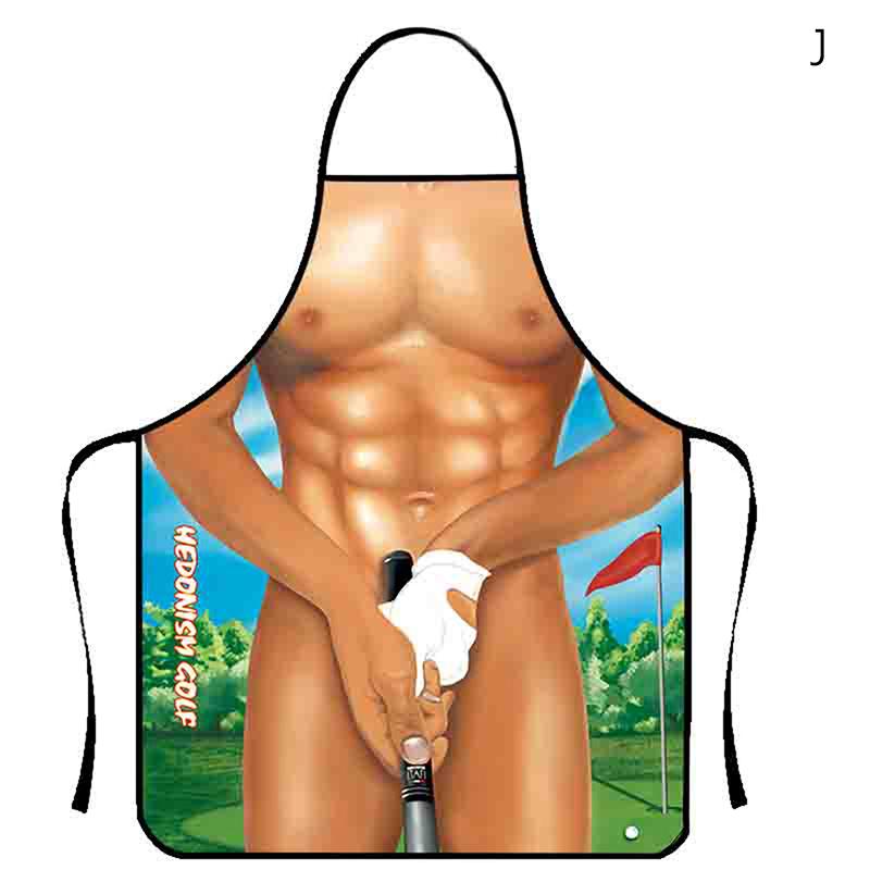 Мускулистый мужчина, сексуальная женщина, забавные кухонные фартуки для женщин, украшения дома, подарки