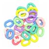 Pastel Chunky Knit Beads 1.8 X 2.3 Cm 40 Pieces