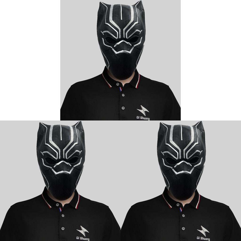 Marvel Black Panther Mask High Quality Latex Costume For Halloween Party Fun