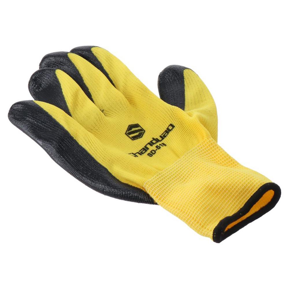 1 пара черных защитных перчаток для сварки из коровьей кожи, прочные кожаные принадлежности для пайки и готовки