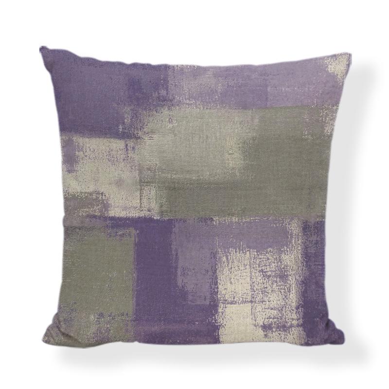 Наволочка «Благослови этот дом» лавандового цвета, 45x45 см, фиолетовая наволочка для диванной подушки для декора гостиной