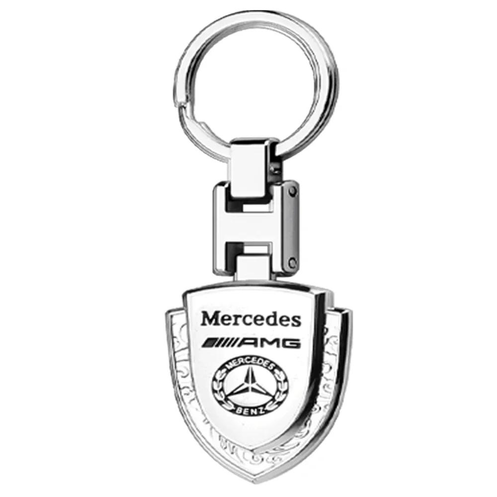 Новый металлический кулон для брелка на ключи автомобиля Mercedes Benz, держатель для брелка на ключи для Mercedes Benz AMG W108 A E C G M R S D Class W212